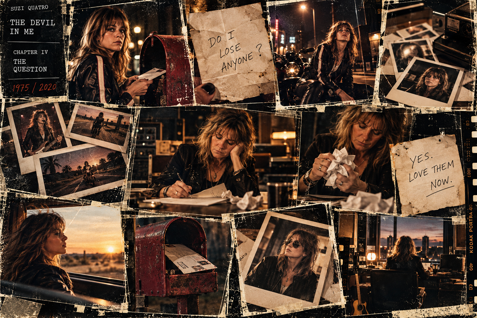 Suzi Quatro’s question and reply across the mailbox